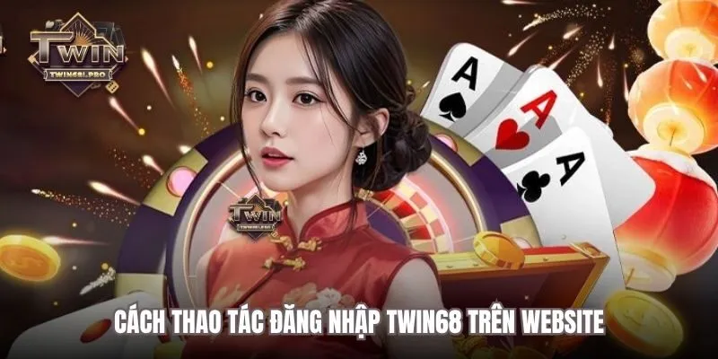 Cách thao tác đăng nhập TWIN68 trên website