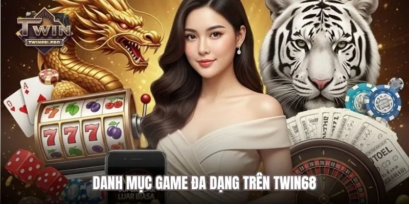 Danh mục game đa dạng trên TWIN68