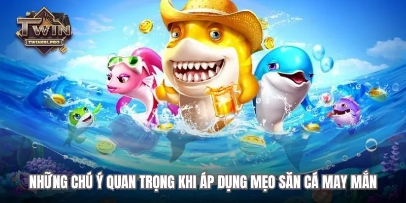 Những chú ý quan trọng khi áp dụng mẹo săn cá may mắn